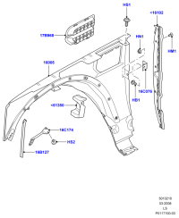 JAK000062LPO-GRILLE ASSY-REAR COOLER,OUTLET