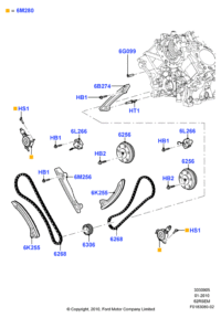 AL3Z6256CA-SPROCKET-CAMSHAFT