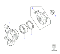 ANR5817-Flange assembly-front/rear axle hub