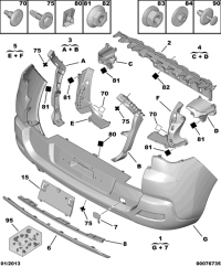 7416P8-BRACE-REAR BUMPER