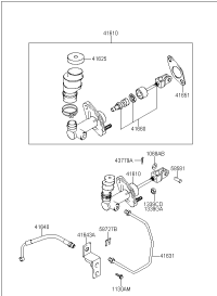 4161038120-CYLINDER ASSY-CLUTCH MASTER