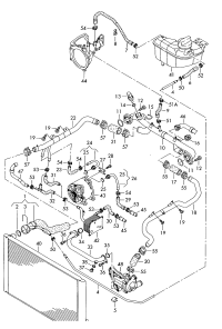 4E0121101BS-WATER HOSE