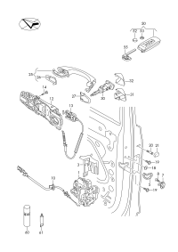 8J1837015H-AUDI TT MK2 WINDOW MECHANISM