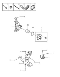 4017005800-KNUCKLE, STEERING, RH