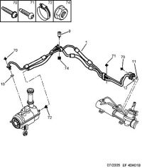 4014HP-Hose, power steering high pressure
