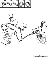 4014GT-Hose, power steering high pressure
