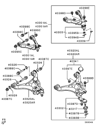 4010A037-ARMASSY,FRSUSP,UPRLH