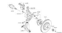 400142FL0A-KNUCKLE, STEERING, RH