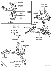 4010A069-ARMASSY,FRSUSP,UPRLH