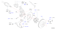 400145BC0A-KNUCKLE SPINDLE-RH