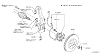 400141LA0A-KNUCKLE, STEERING, RH
