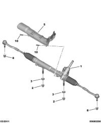 4001VX-Steering gear-new