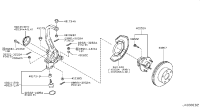 40014AL55J-KNUCKLE, STEERING, RH
