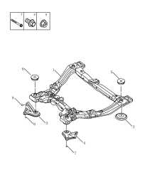 4010007300-Subframe assy, fr