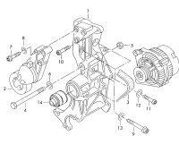 06B903141G-Brkt assy-compact