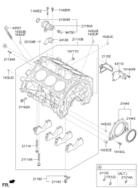 3T01T2GA01D-BLOCK ASSY-CYLINDER