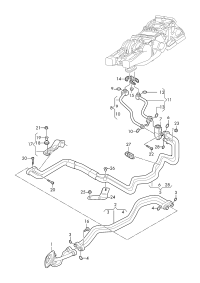 4M0816885F-COOLENT HOSE-FRONT-AUDI-Q7/Q8