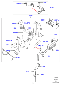 JHB000420-HOSE - HEATER WA