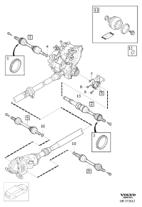36001215-Shaft, replace, lh