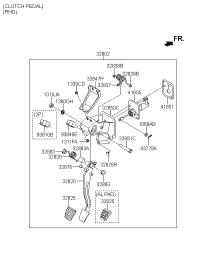 416051M000-Clutch master cyl & hose