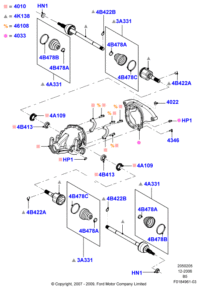 5L1Z4K138A-PROPELLER SHAFT ASSY-RR
