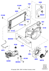 7L1Z8124A-RUBBER,T/MISSION MT