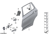 41007414379-Door, rear lh