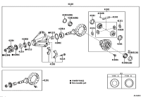 413010K120-CASE SUB-ASSY, REAR DIFFERENTIAL