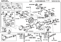 90364T0009-BEARING, NEEDLE ROLLER(FOR FRONT DIFFERENTIAL SIDE GEAR)