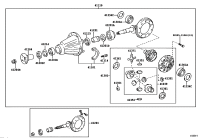 4111060C60-CARRIER ASSY, DIFFERENTIAL, REAR