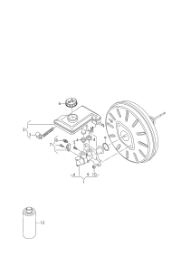 L5QD611301E-Reservoir, brake fluid