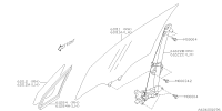 61011SG010-GLASS ASSY DR F SLH