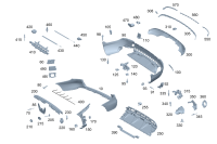 25388000079999-BAR, REAR BUMPER