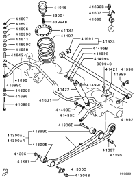 MR418018-DAMPER,RR SUSP HELPER