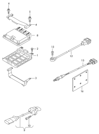 N90980304-Bolt, self-locking type