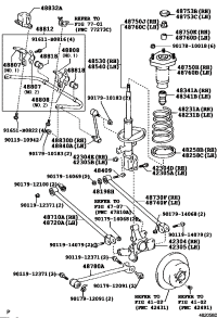 4230448051-CARRIER SUB-ASSY REAR AXLE RH