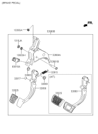 32815H2100-SPRING-BRAKE PEDAL RETURN