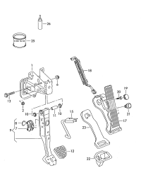 L1K07231314J4-Cover, brake pedal
