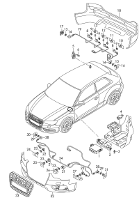 5Q0919298B-Control unit, for parking assist system notice OT-instruction: