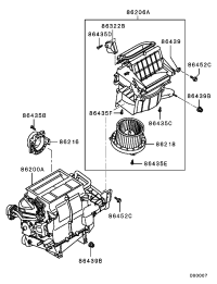 MR460780-HEATER ASSY