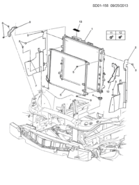 9074075-Radiator (incl. 4,11)
