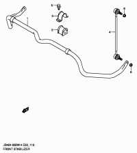 4231178K00-BAR, FRONT STABILIZER