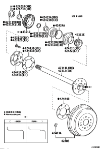 4231126300-Shaft, rear axle, rh/lh