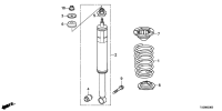 52610TX3H01-Strut assy-rr