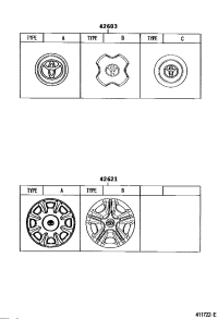 4260352030-ORNAMENT SUB-ASSY, WHEEL HUB