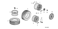 42700SENP70-WHEEL,DISK15X4T
