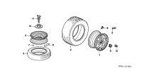 42700SFJW91-WHEEL,DISK15X4T