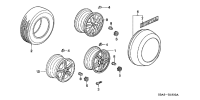 44732SPAP80-Cap, hub center