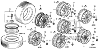 42700T0XH90-WHEEL ASSY., ALUMINI
