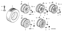 42700SWNP70-WHEEL ASSY., ALUMINI